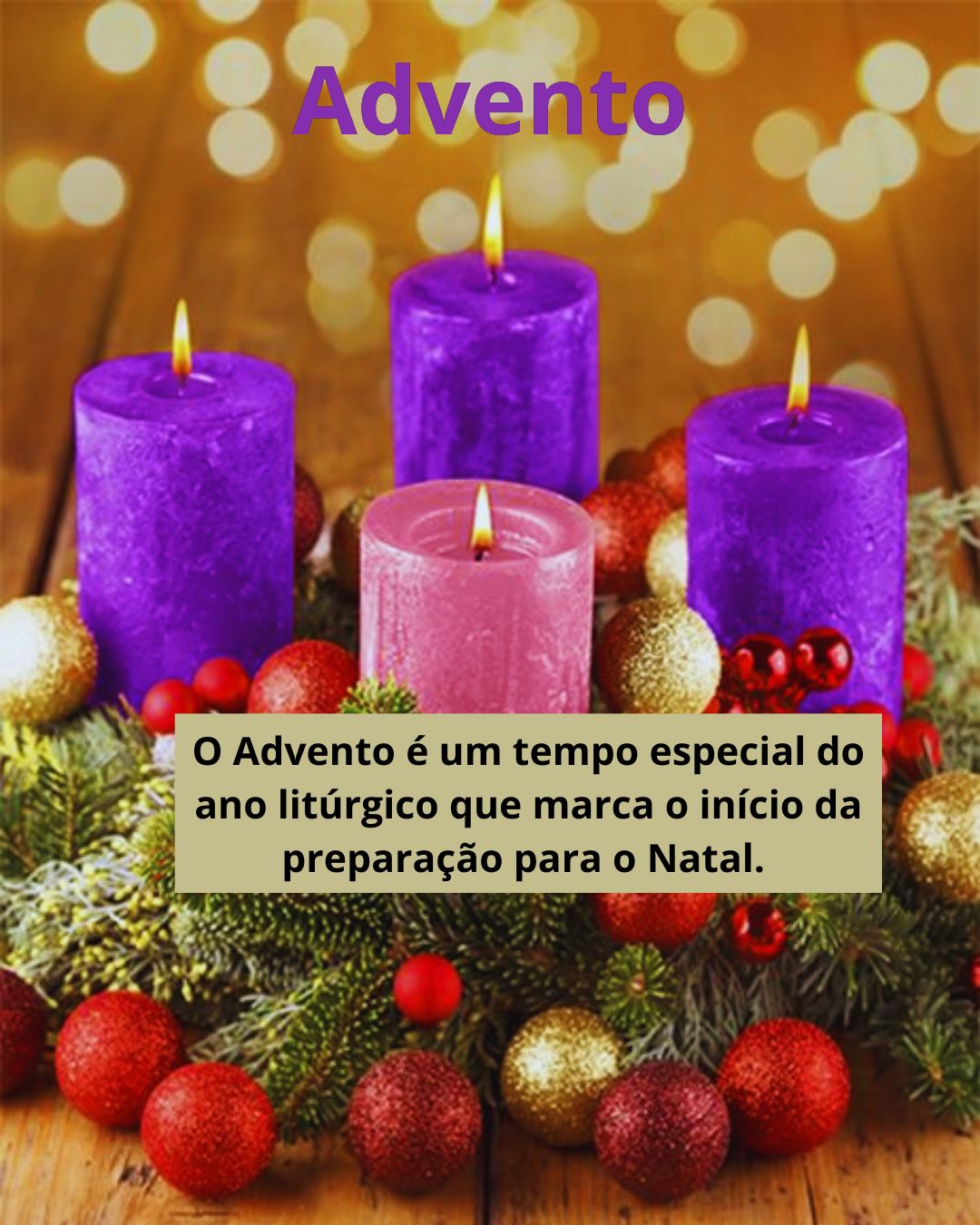 O ADVENTO: SIGNIFICADO, VIVÊNCIA ESPIRITUAL E CAMINHO DE PREPARAÇÃO INTERIOR
