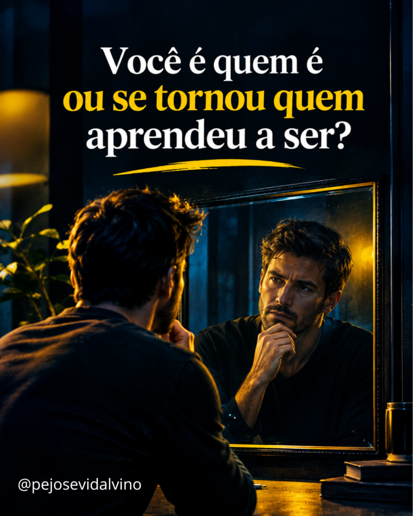 Você é quem é ou se tornou quem aprendeu a ser?